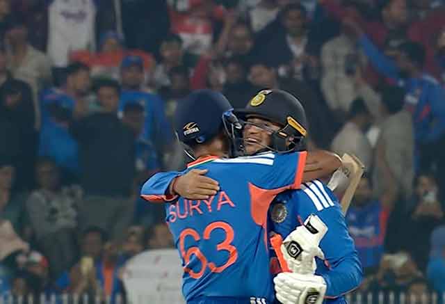 Abhishek Sharma 14-Ball Fifty Seals Series Win