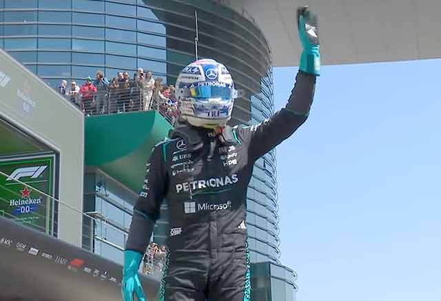 George Russell Chinese GP Sprint Win in Shanghai