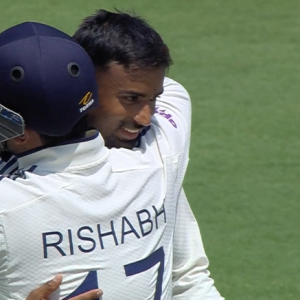 Manav Suthar Debut's debut on the international stage