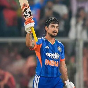 Ishan Kishan Century Powers India Past New Zealand