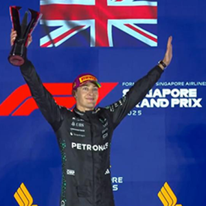 George Russell Wins Singapore GP in Style