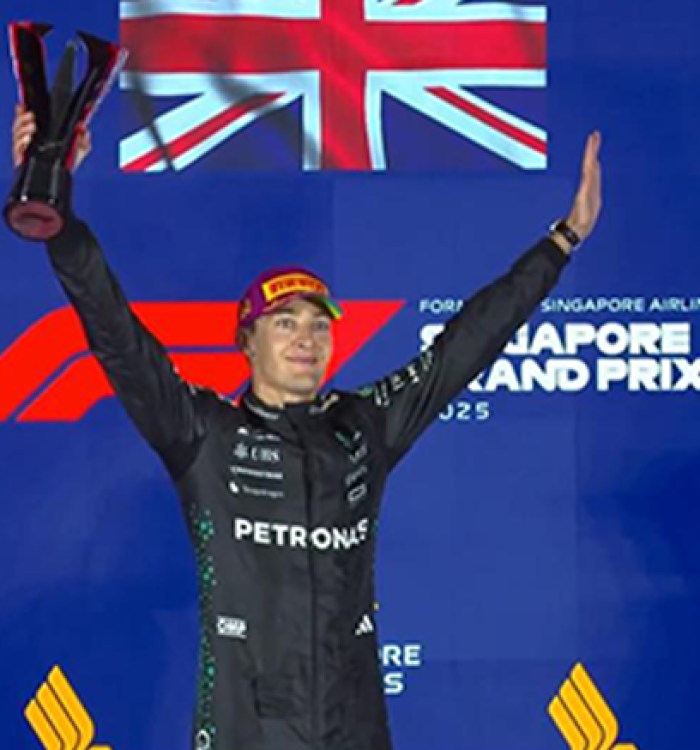 George Russell Wins Singapore GP in Style